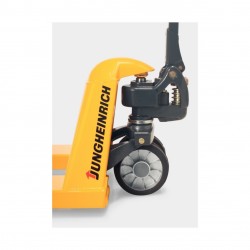 Gummi styrehjul og vulkollan tandem lasthjul.