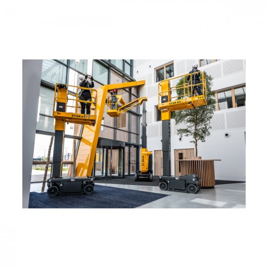 STAR 10 – kompakt elektrisk personløfter med jib for økt rekkevidde