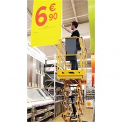 OPTIMUM 8 – kompakt elektrisk sakselift for innendørs bruk