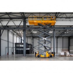 HS18 E – helelektrisk grovterreng sakselift med høyde