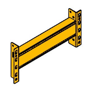 2 palls bærejern L-1,9m...