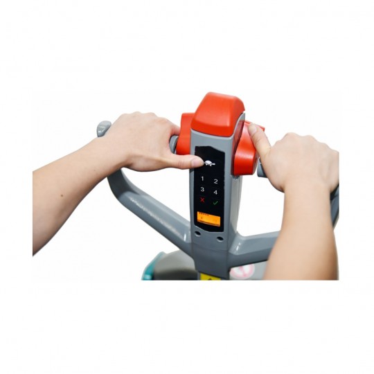 Ergonomisk utformede ledehendelthodet og kontrollpanelet