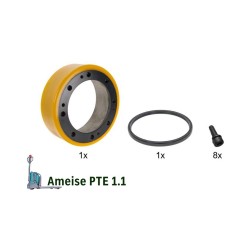 Drivhjul til Elektrisk Jekketralle