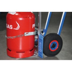 Gassflaskeholder m/kjedesikring