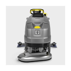 Kärcher gå-bak gulvvaskemaskin, sett forfra