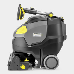 Kärcher BR 45/22 C gulvvaskemaskin sett klappet sammen fra siden.