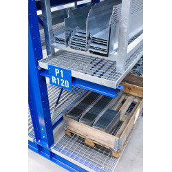 Meta Multistrong Heavy, kunde referanse. Eksempel med nettinghyller.