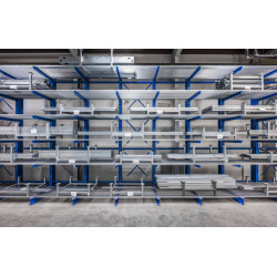 Meta Multistrong Heavy, kunde referanse. Eksempel med ulike type hyller