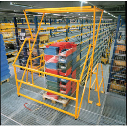 Mesanin, kunde referanse, palle port