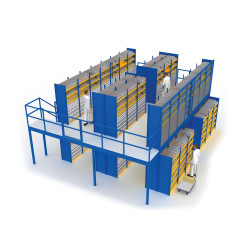 Mesanin, sett fra siden