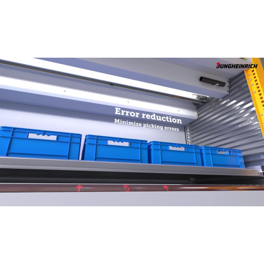 Jungheinrich LRK Heismodul – Plassbesparende lagerautomat