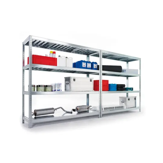 Reol med ekstra brede hyller og høy kapasitet