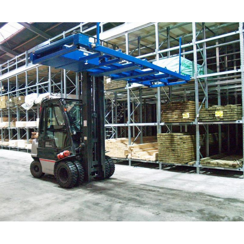 Manuell materialjigg – 3500 kg kapasitet for trelast og sagbruk