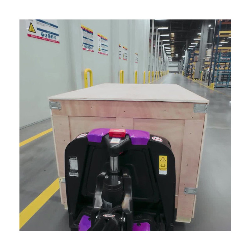 Bred elektrisk jekketralle med støttehjul | AntOn by Jungheinrich