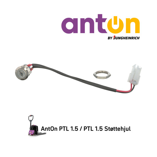 Reservedelen: Kryphastighetsknapp på hvit bakgrunn