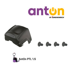 Reservedelen: Drivdeksel for truck uten støttehjul, på hvit bakgrunn