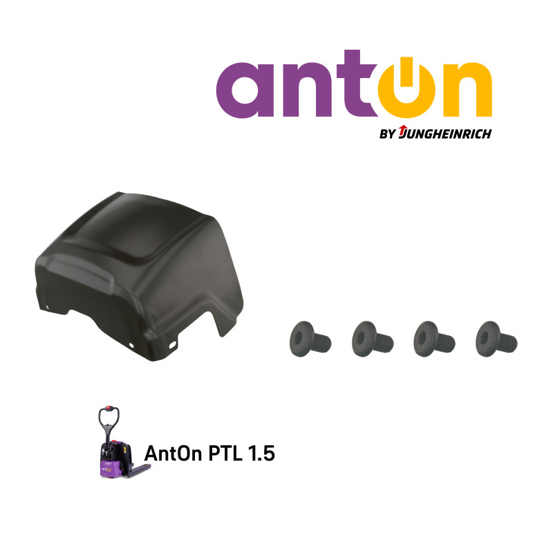 Reservedelen: Drivdeksel for truck uten støttehjul, på hvit bakgrunn