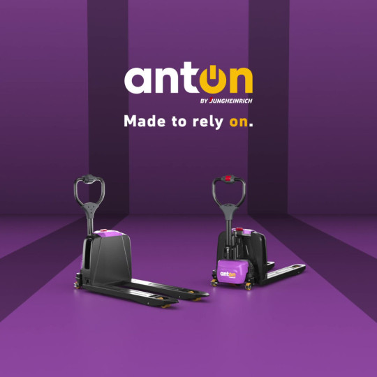 AntOn by Jungheinrich Elektrisk jekketralle m/støttehjul | 5-pakning