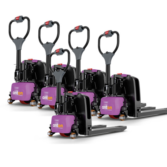 AntOn by Jungheinrich Elektrisk jekketralle m/støttehjul | 5-pakning