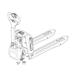 Støttehjul til Elektrisk Jekketralle