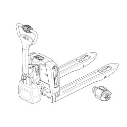 Håndtakshodeenhet for modell PTL 1.5| Jungheinrich Shop Norge