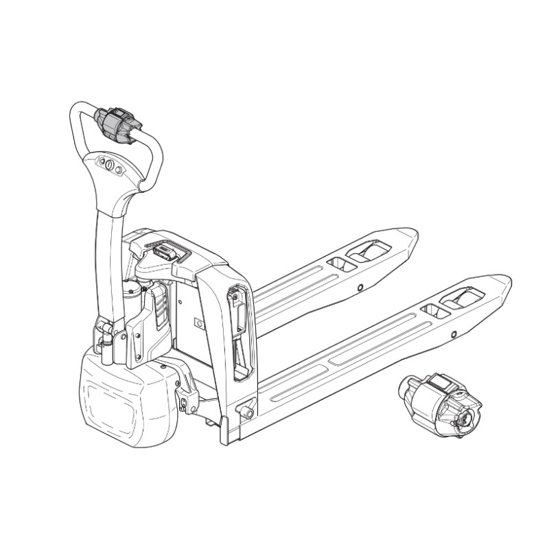 Håndtakshodeenhet for modell PTL 1.5| Jungheinrich Shop Norge