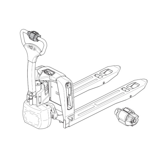 Håndtakshodeenhet for modell PTL 1.5| Jungheinrich Shop Norge
