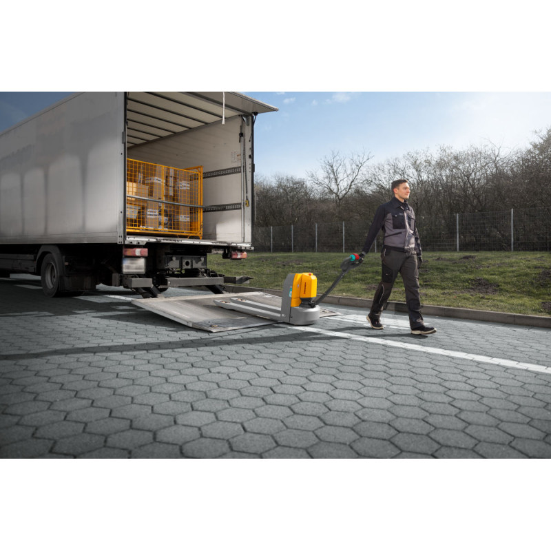 Jungheinrich elektrisk jekketralle AME 18, 800 mm gafler