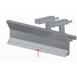 Slitestål til snøplog 10x85x2250mm