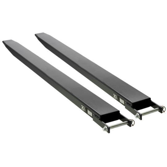 Gaffelforlengere til gaffeltruck 1800 mm – 1500 kg, åpen bunn